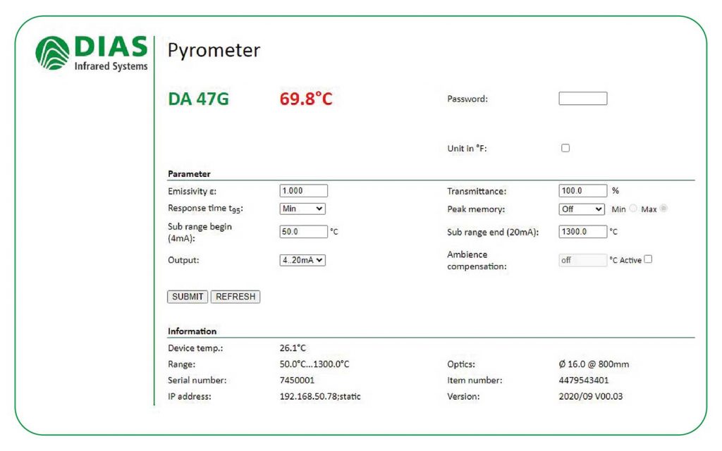 DA47G, BӾW(wng)j(lu)Ĳͼty(c)؃x , 50-2500°C